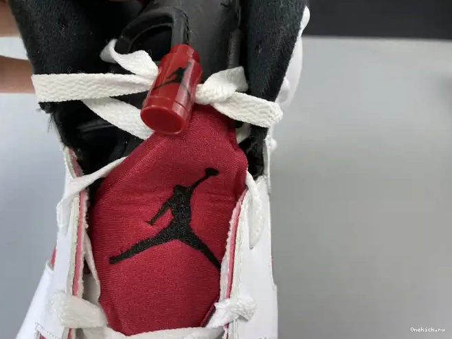 One Kick JORDAN RETRO 384664-160 AIR 6 'CARMINE' 2014 0524